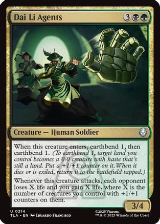 Dai Li Agents (TLA-214) - [Avatar: The Last Airbender] Foil