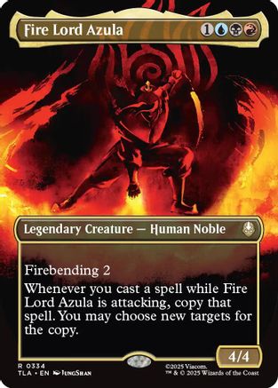 Fire Lord Azula (0334) (Borderless) (TLA-334) - [Avatar: The Last Airbender]
