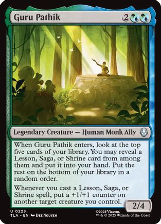 Guru Pathik (TLA-223) - [Avatar: The Last Airbender] Foil
