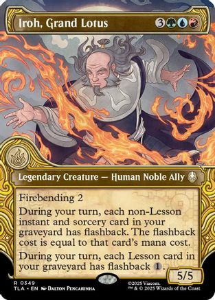 Iroh, Grand Lotus (Showcase) (TLA-349) - [Avatar: The Last Airbender] Foil