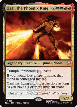 Ozai, the Phoenix King (TLA-235) - [Avatar: The Last Airbender] Foil