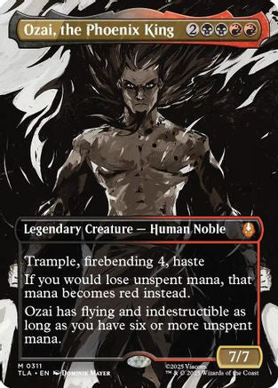 Ozai, the Phoenix King (0311) (Borderless) (TLA-311) - [Avatar: The Last Airbender]