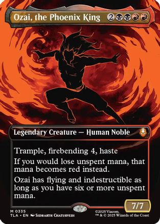 Ozai, the Phoenix King (0335) (Borderless) (TLA-335) - [Avatar: The Last Airbender]