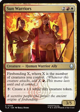 Sun warriors (TLA-244) - [Avatar: The Last Airbender] Foil