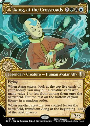 Aang, at the Crossroads (Showcase) (TLA-346) - [Avatar: The Last Airbender] Foil