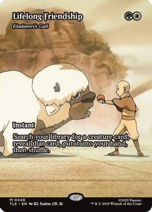 Lifelong Friendship - Eladamri's Call (Borderless) (TLE-048) - [Avatar: The Last Airbender: Eternal-Legal]