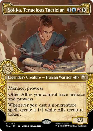 Sokka, Tenacious Tactician (Showcase) (TLA-352) - [Avatar: The Last Airbender] Foil