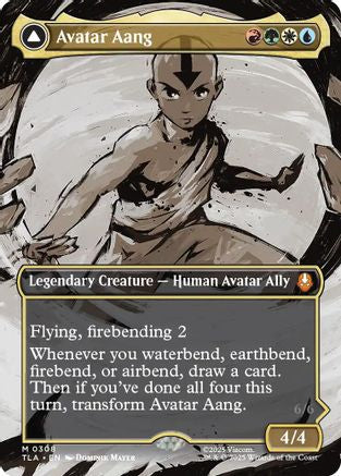 Avatar Aang (Borderless) (TLA-308) - [Avatar: The Last Airbender] Foil