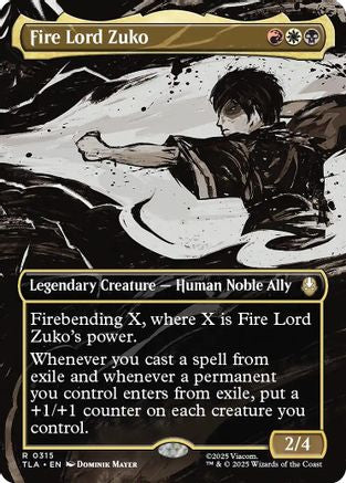 Fire Lord Zuko (Borderless) (TLA-315) - [Avatar: The Last Airbender] Foil