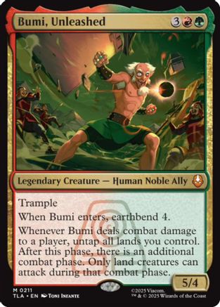 Bumi, Unleashed (TLA-211) - [Avatar: The Last Airbender] Foil