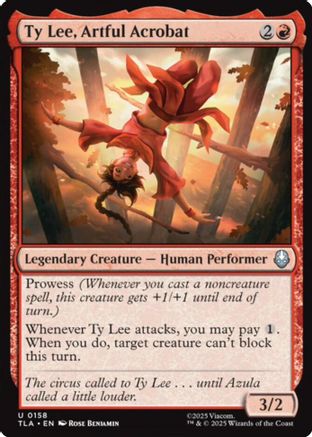 Ty Lee, Artful Acrobat (TLA-158) - [Avatar: The Last Airbender] Foil