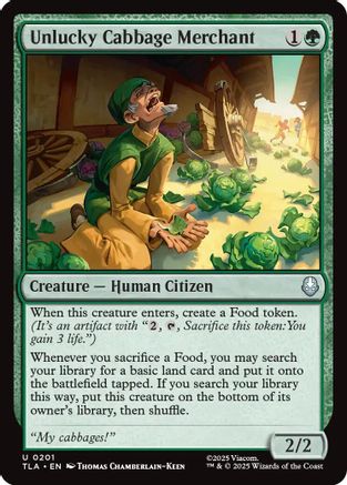 Unlucky Cabbage Merchant (TLA-201) - [Avatar: The Last Airbender] Foil