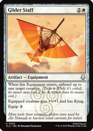 Glider Staff (TLA-022) - [Avatar: The Last Airbender] Foil