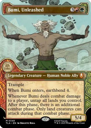 Bumi, Unleashed (Showcase) (TLA-348) - [Avatar: The Last Airbender]