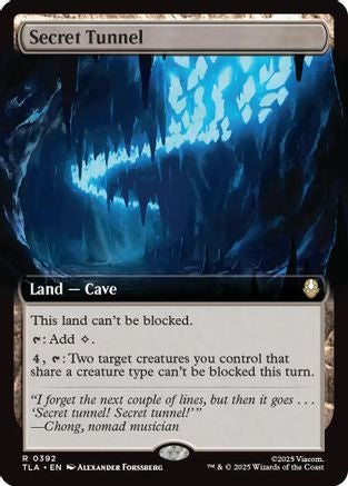 Secret Tunnel (Extended Art) (TLA-392) - [Avatar: The Last Airbender] Foil