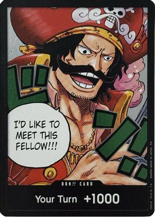 DON!! Card (Gol.D.Roger) - Carrying On His Will