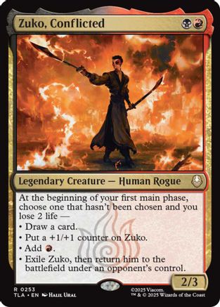 Zuko, Conflicted (TLA-253) - [Avatar: The Last Airbender] Foil