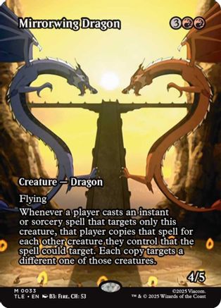 Mirrorwing Dragon (Borderless) (TLE-033) - [Avatar: The Last Airbender: Eternal-Legal]