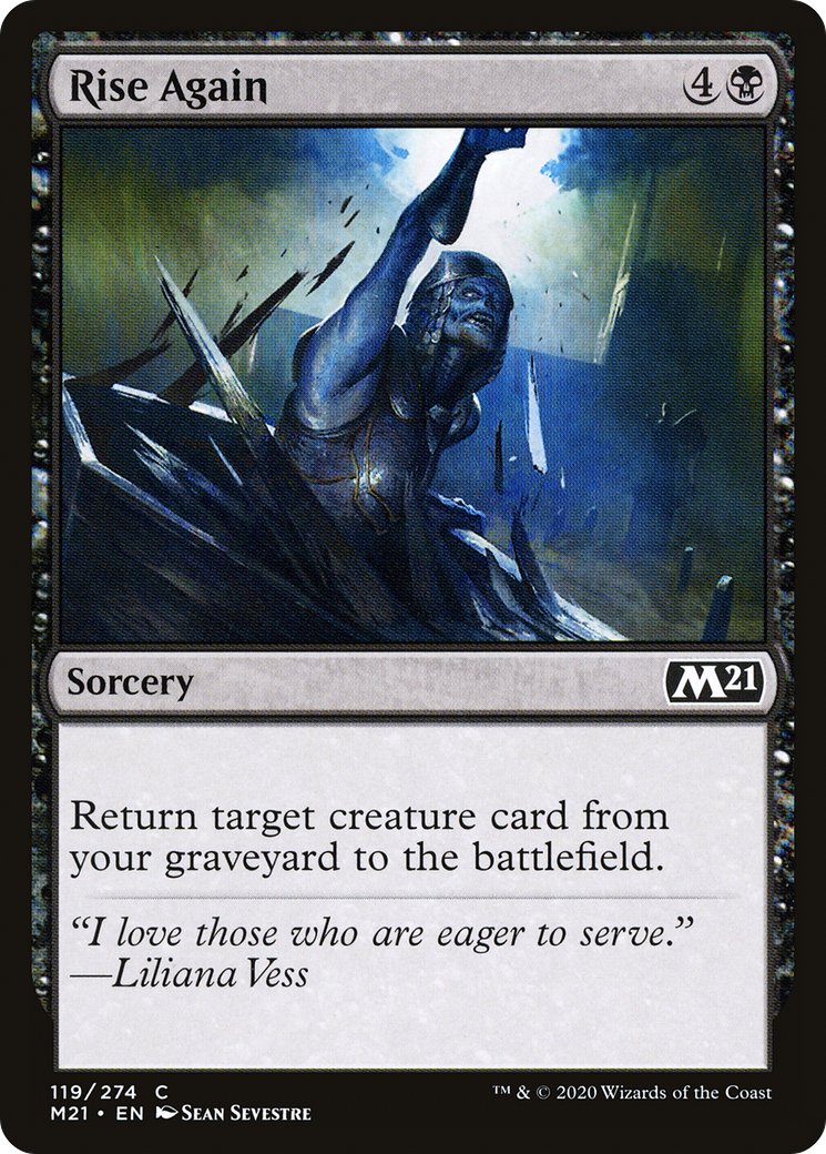 Rise Again (M21-119) - [Core Set 2021] Foil