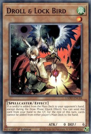 Droll & Lock Bird (L5DD-ENC04) - Legendary 5D's Decks 1st Edition