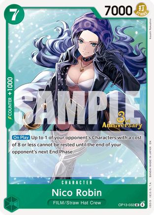 Nico Robin (OP13-032) - Carrying On His Will: 3rd Anniversary Tournament Cards