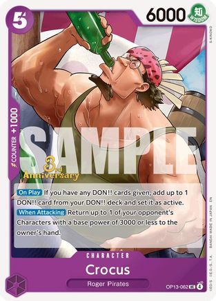 Crocus (OP13-062) - Carrying On His Will: 3rd Anniversary Tournament Cards