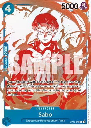 Sabo - OP10-049 (3rd Anniversary Treasure Campaign Pack) (OP10-049) - One Piece Promotion Cards