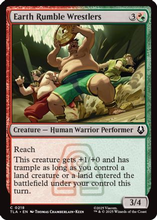 Earth Rumble Wrestlers (TLA-218) - [Avatar: The Last Airbender] Foil