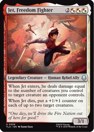 Jet, Freedom Fighter (TLA-229) - [Avatar: The Last Airbender] Foil