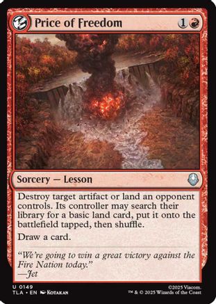 Price of Freedom (TLA-149) - [Avatar: The Last Airbender] Foil
