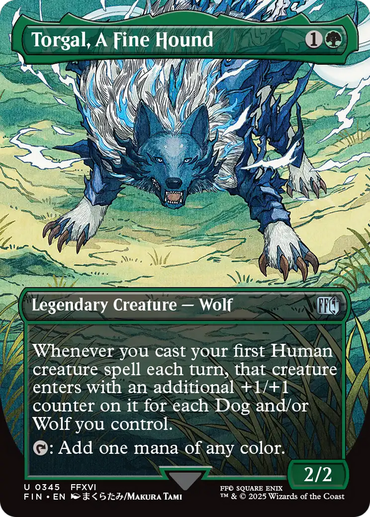 Torgal, A Fine Hound (FIN-345) - [FINAL FANTASY] (Borderless)