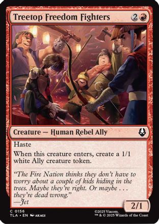 Treetop Freedom Fighters (TLA-156) - [Avatar: The Last Airbender] Foil