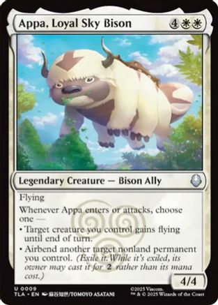 Appa, Loyal Sky Bison (TLA-009) - [Avatar: The Last Airbender] Foil