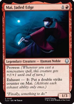 Mai, Jaded Edge (TLA-147) - [Avatar: The Last Airbender] Foil