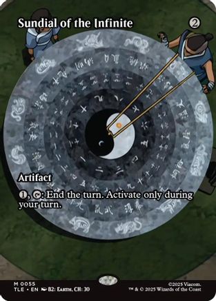 Sundial of the Infinite (Borderless) (TLE-055) - [Avatar: The Last Airbender: Eternal-Legal] Foil