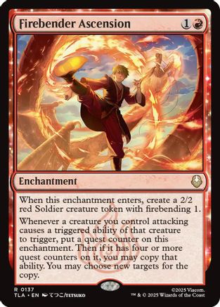 Firebender Ascension (TLA-137) - [Avatar: The Last Airbender] Foil