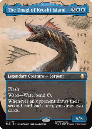 The Unagi of Kyoshi Island (Borderless) (TLA-319) - [Avatar: The Last Airbender] Foil