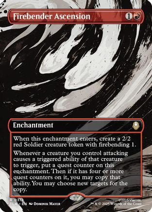 Firebender Ascension (Borderless) (TLA-312) - [Avatar: The Last Airbender] Foil