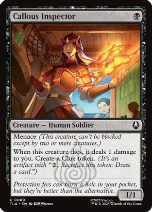 Callous Inspector (TLA-089) - [Avatar: The Last Airbender] Foil