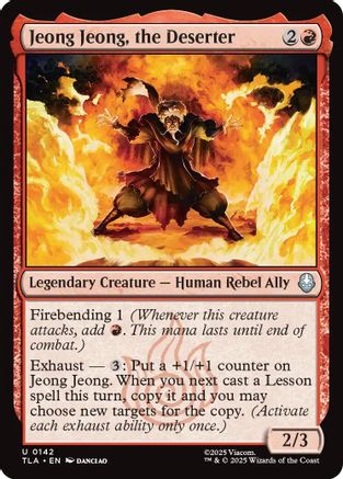 Jeong Jeong, the Deserter (TLA-142) - [Avatar: The Last Airbender] Foil