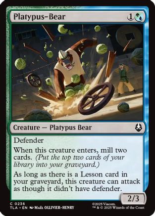Platypus-Bear (TLA-236) - [Avatar: The Last Airbender]