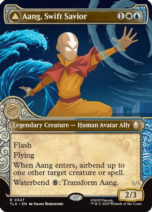 Aang, Swift Savior (Showcase) (TLA-347) - [Avatar: The Last Airbender] Foil