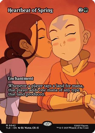 Heartbeat of Spring (Borderless) (TLE-042) - [Avatar: The Last Airbender: Eternal-Legal]