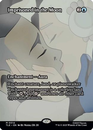 Imprisoned in the Moon (Borderless) (TLE-014) - [Avatar: The Last Airbender: Eternal-Legal] Foil