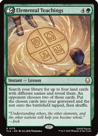 Elemental Teachings (TLA-178) - [Avatar: The Last Airbender] Foil