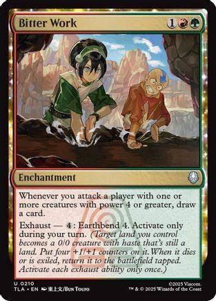 Bitter Work (TLA-210) - [Avatar: The Last Airbender] Foil