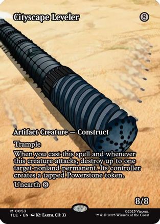 Cityscape Leveler (Borderless) (TLE-053) - [Avatar: The Last Airbender: Eternal-Legal]