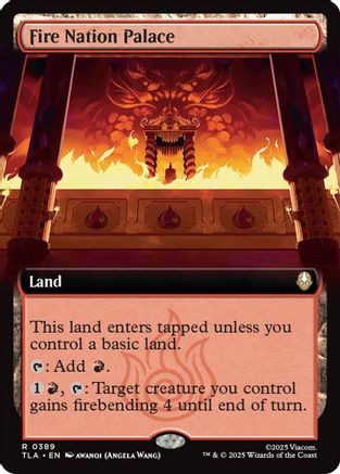 Fire Nation Palace (Extended Art) (TLA-389) - [Avatar: The Last Airbender] Foil