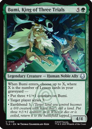 Bumi, King of Three Trials (TLA-169) - [Avatar: The Last Airbender]