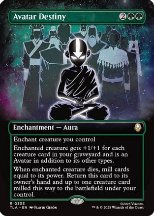Avatar Destiny (Borderless) (TLA-333) - [Avatar: The Last Airbender] Foil